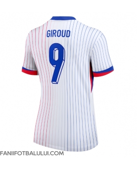 Franța Olivier Giroud #9 Echipament de Fotbal Replică European 2024 Femei Deplasare